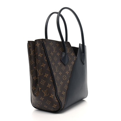 Louis Vuitton Calfskin Monogram Kimono Tote Black 2 of 12