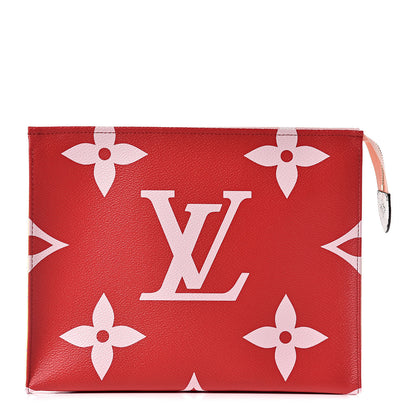 Louis Vuitton Monogram Giant Toiletry Pouch 26 Rouge 1 of 10