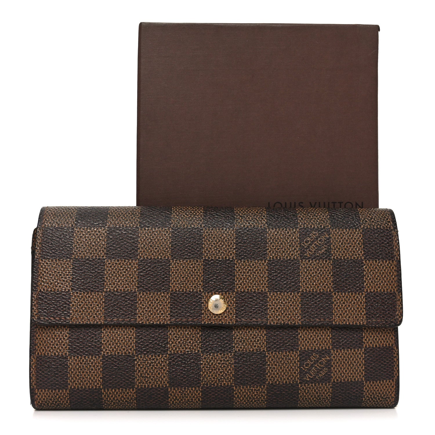 Louis Vuitton Damier Ebene Sarah Wallet 8 of 8