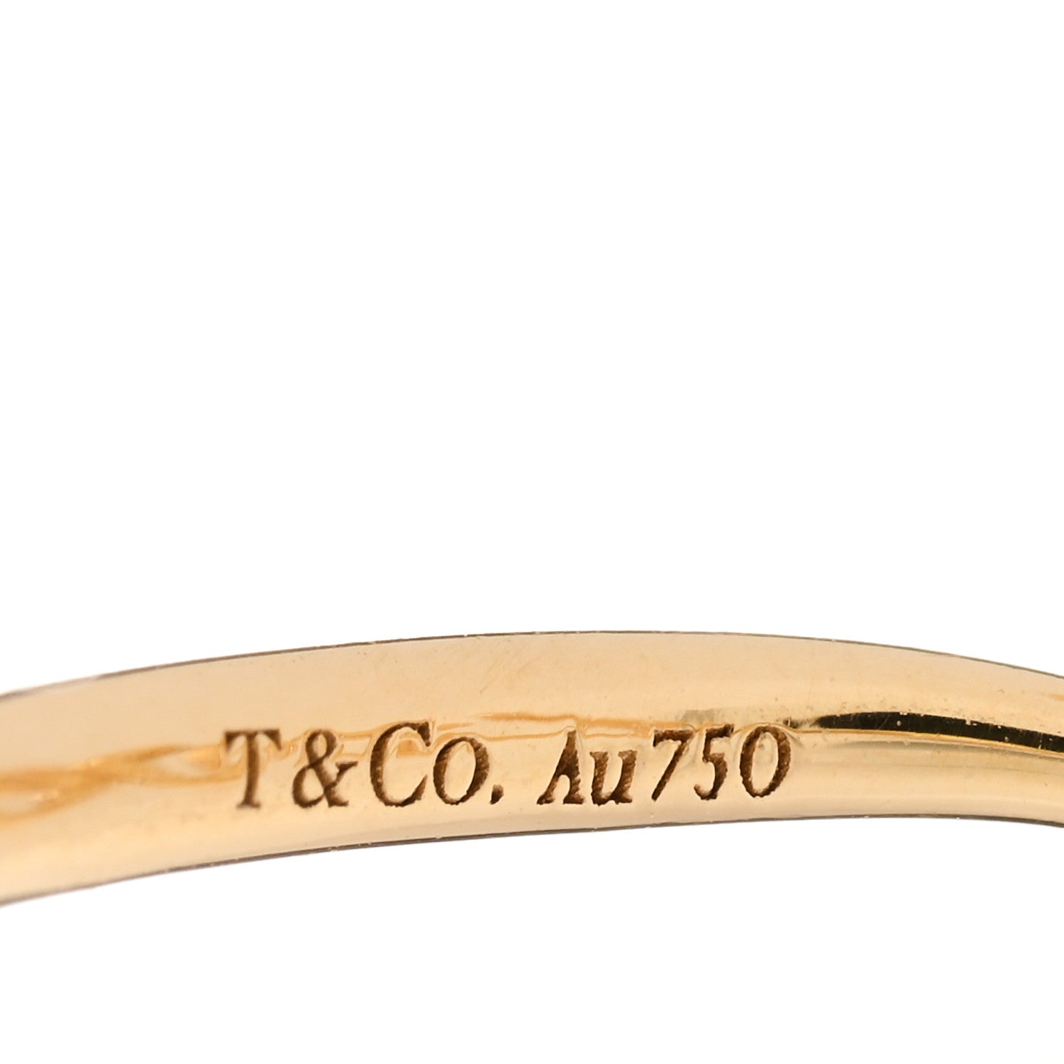 Tiffany 18K Yellow Gold Paloma's Graffiti Love Ring 50 5.5 4 of 4
