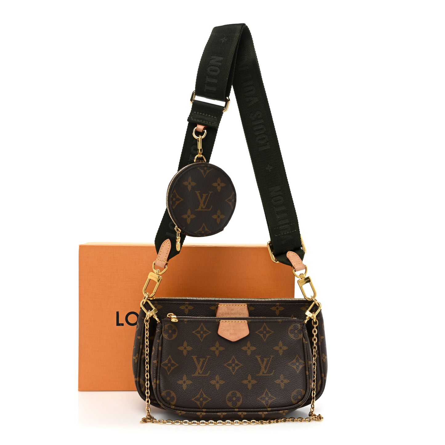 Monogram Multi Pochette Accessories Kaki
