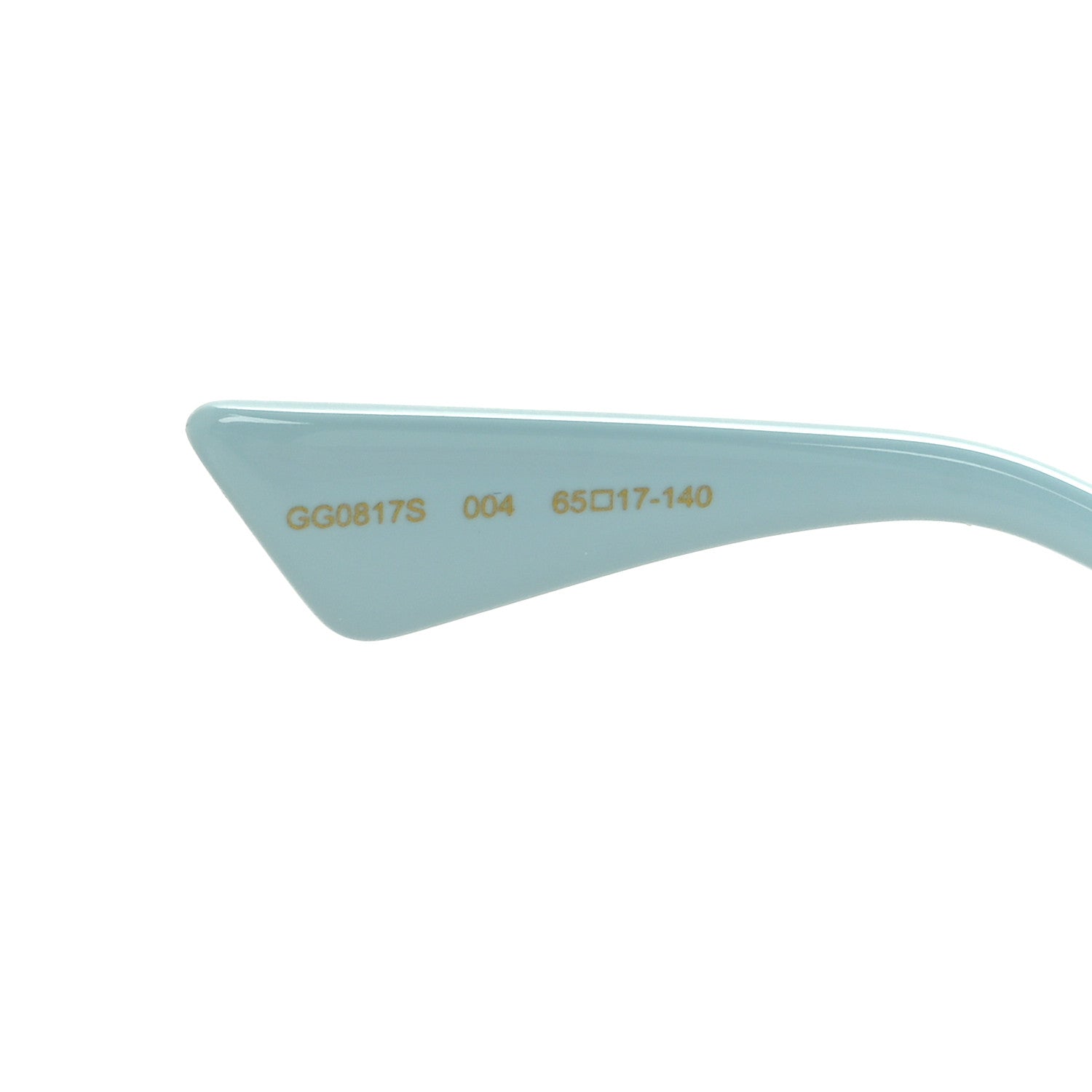 Gucci Metal Sunglasses GG0817S Gold 6 of 8