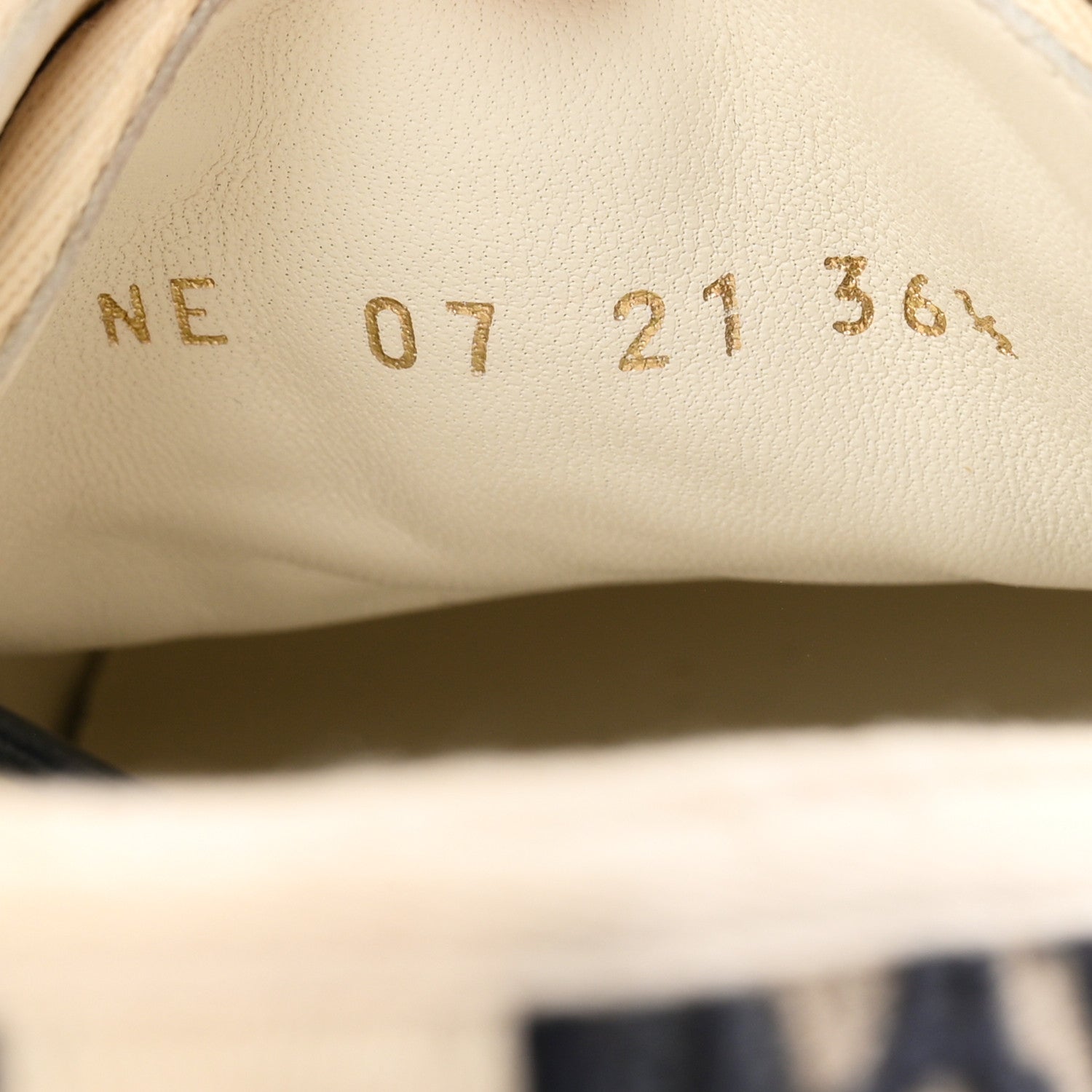 Christian Dior Canvas Oblique Walk'N'Dior Low Top Platform