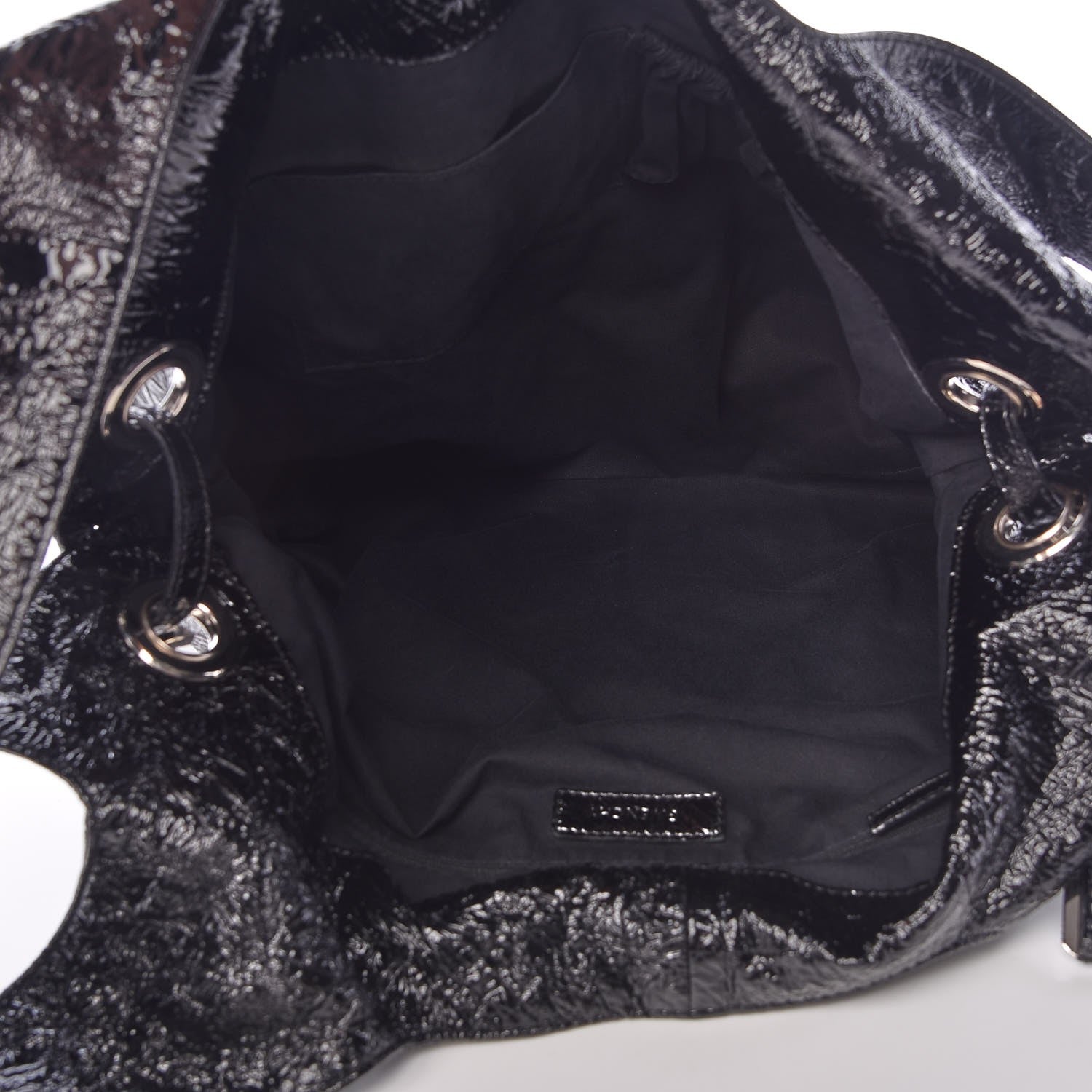 Givenchy Crinkled Patent Hobo Black 5 of 8