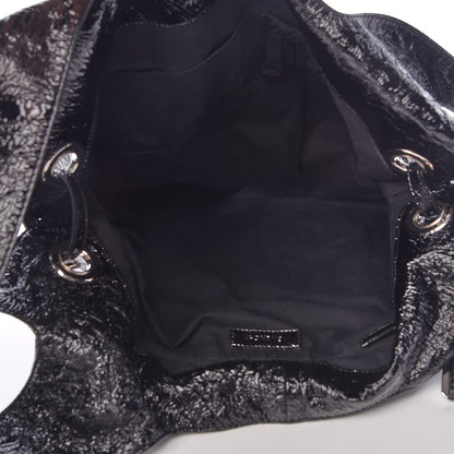 Givenchy Crinkled Patent Hobo Black 5 of 8
