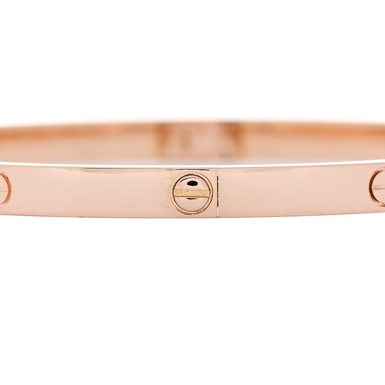 Cartier 18K Pink Gold Small LOVE Bracelet 17 4 of 8
