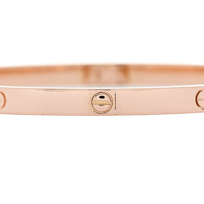 Cartier 18K Pink Gold Small LOVE Bracelet 17 4 of 8