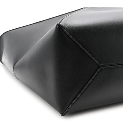 Loewe Shiny Calfskin Medium Puzzle Fold Tote Black 8 of 10