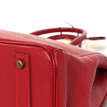 Hermes Fjord Birkin 40 Rouge 12 of 18