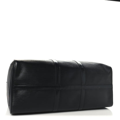 Louis Vuitton Epi Keepall 50 Black 3 of 12
