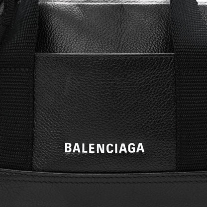 Balenciaga Calfskin Mens Explorer Small Duffle Bag Black 8 of 11