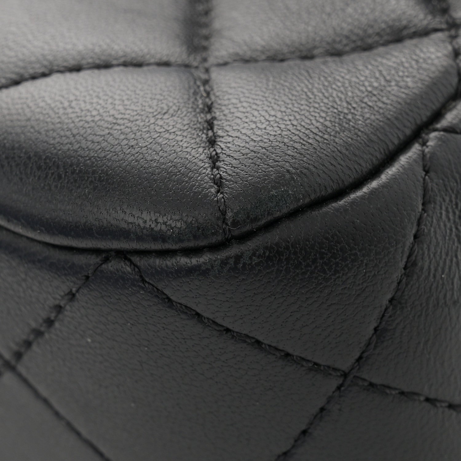 Chanel Lambskin Quilted Small Sweet Camellia Flap Black 12 of 12