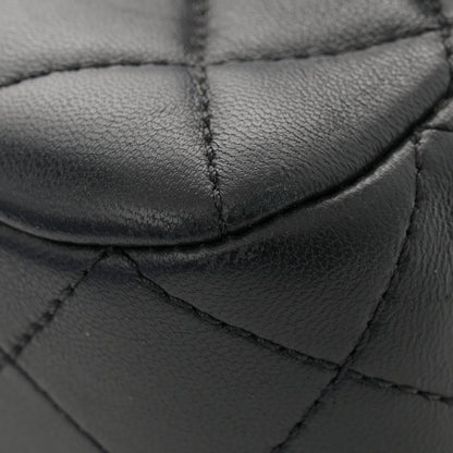 Chanel Lambskin Quilted Small Sweet Camellia Flap Black 12 of 12
