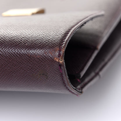 Louis Vuitton Taiga Serviette Khazan 1 Soufflet Briefcase 5 of 6