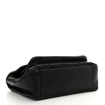 Saint Laurent Calfskin Matelasse Monogram Microstud Medium Niki Chain Satchel Black 4 of 11