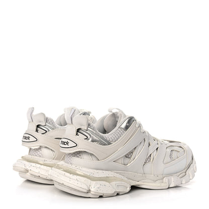 Balenciaga Rubber Mesh Fabric Monocolor Recycled Sole Womens Track Sneakers 40 White 4 of 8