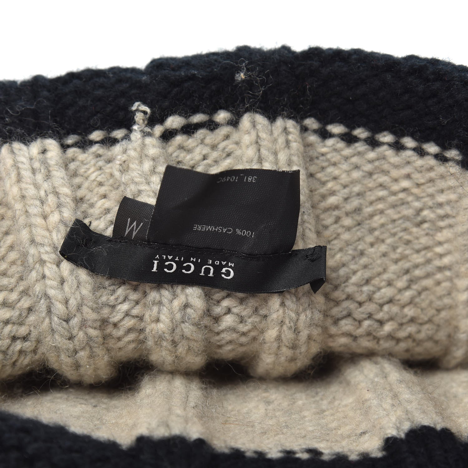 Gucci Cashmere Beanie Hat M Multicolor 4 of 4