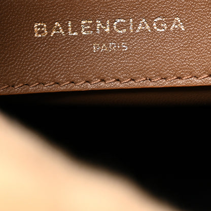 Balenciaga Shearling XS Bazar Shopper Tote Beige 6 of 15
