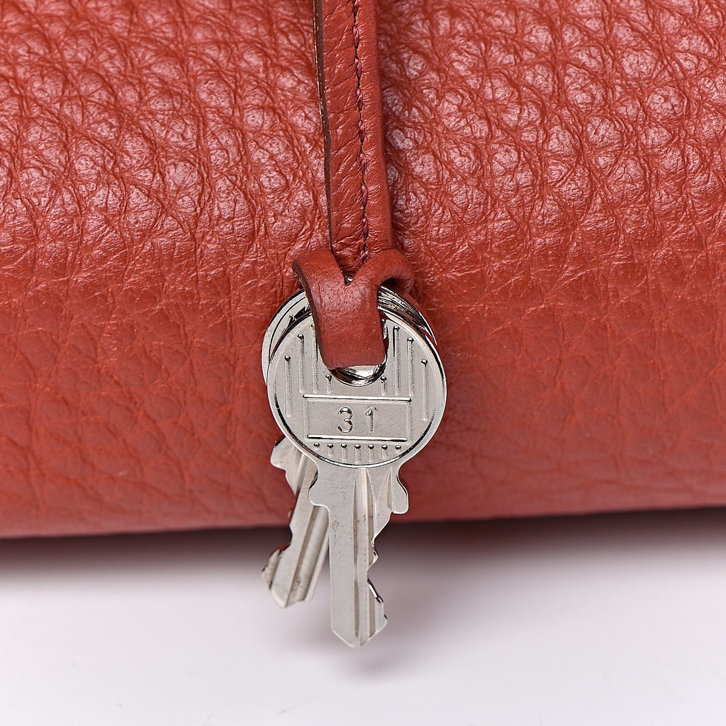 Taurillon Clemence Birkin 35 Rouge Venetian