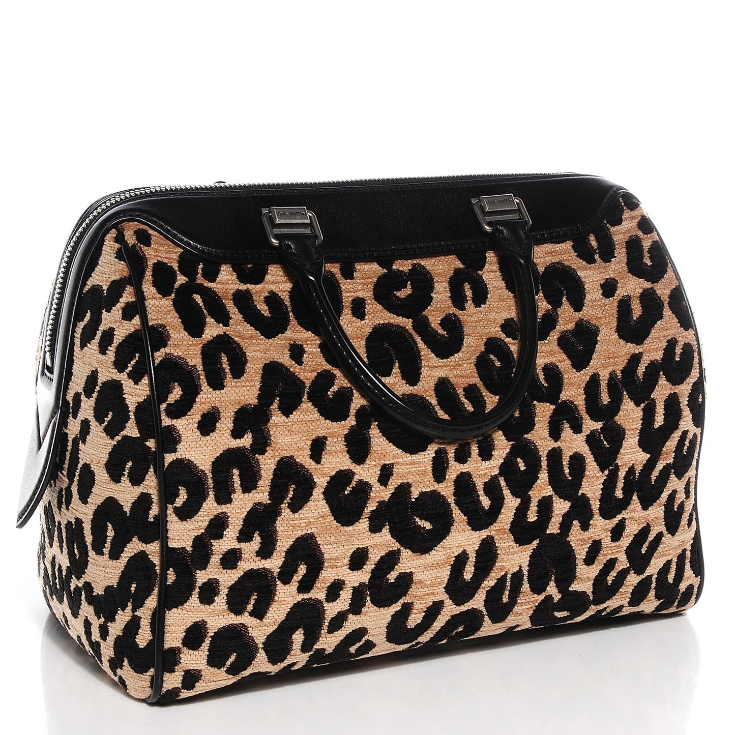 Jacquard Velvet Leopard Print Stephen Sprouse Speedy