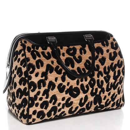 Louis Vuitton Jacquard Velvet Leopard Print Stephen Sprouse Speedy 3 of 7