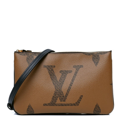 Louis Vuitton Reverse Monogram Giant Double Zip Pochette 1 of 4