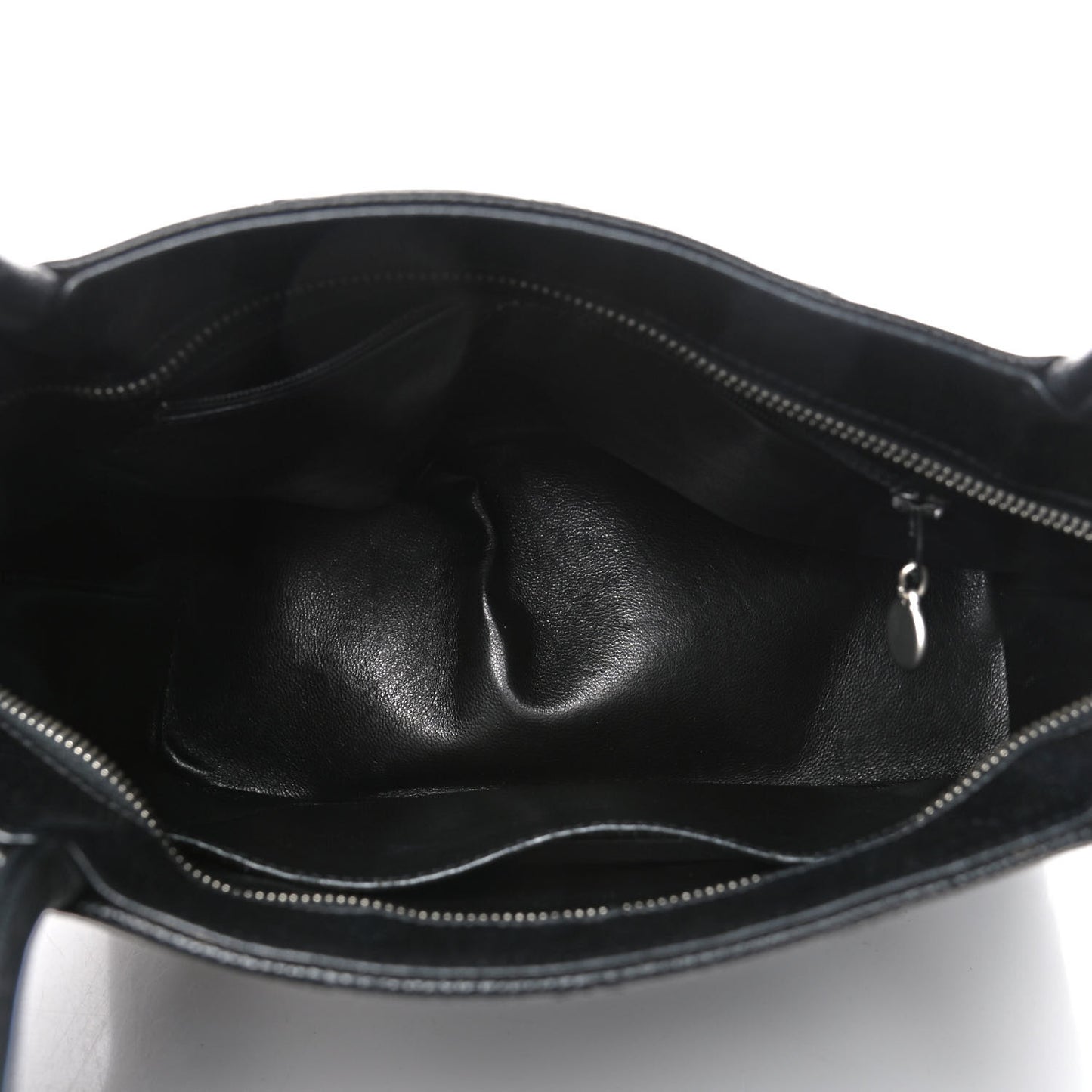 Caviar Quilted Medallion Tote Black