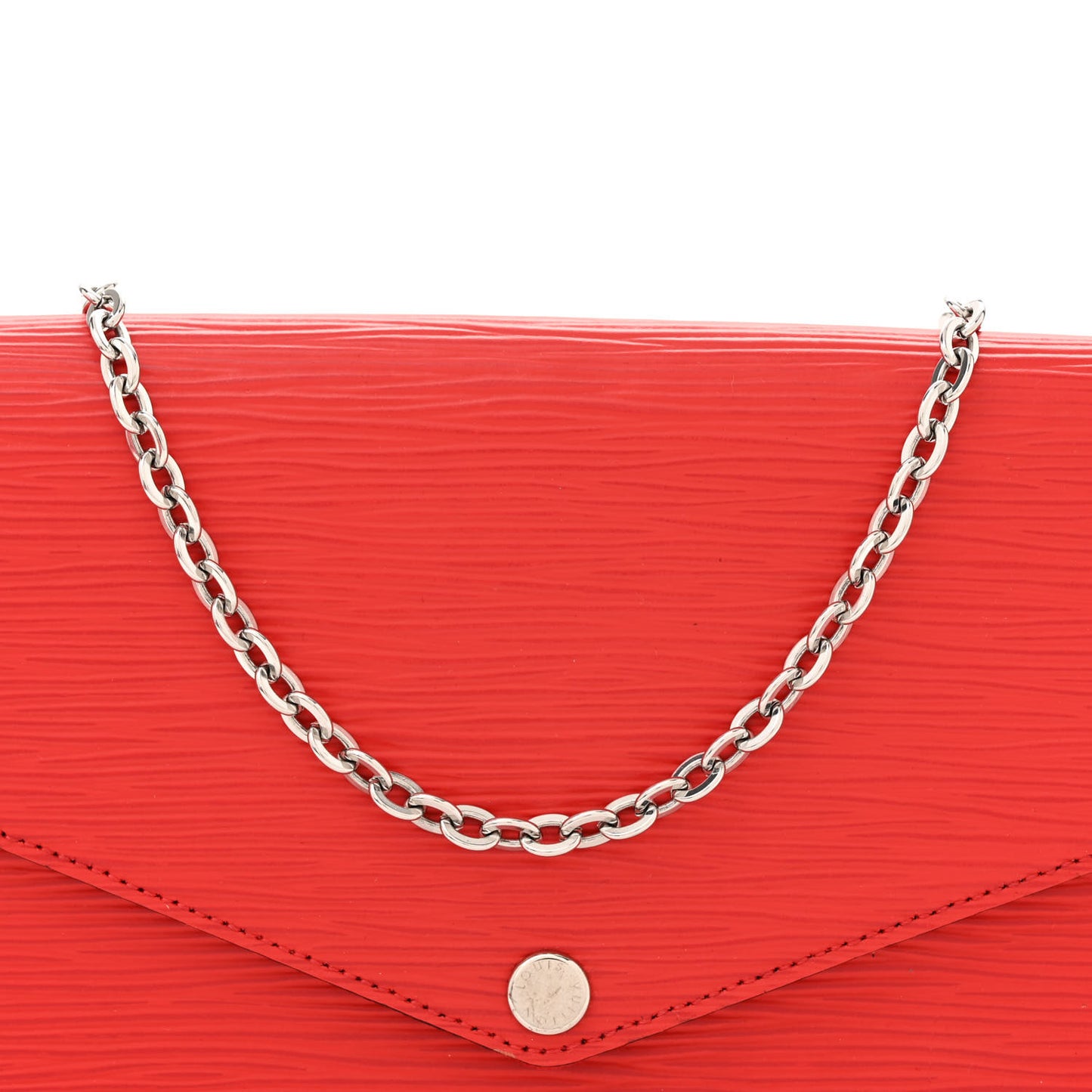 Epi Pochette Felicie Coquelicot