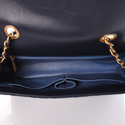 Chanel Caviar Quilted Medium CC Filigree Flap Navy Black 8 of 11