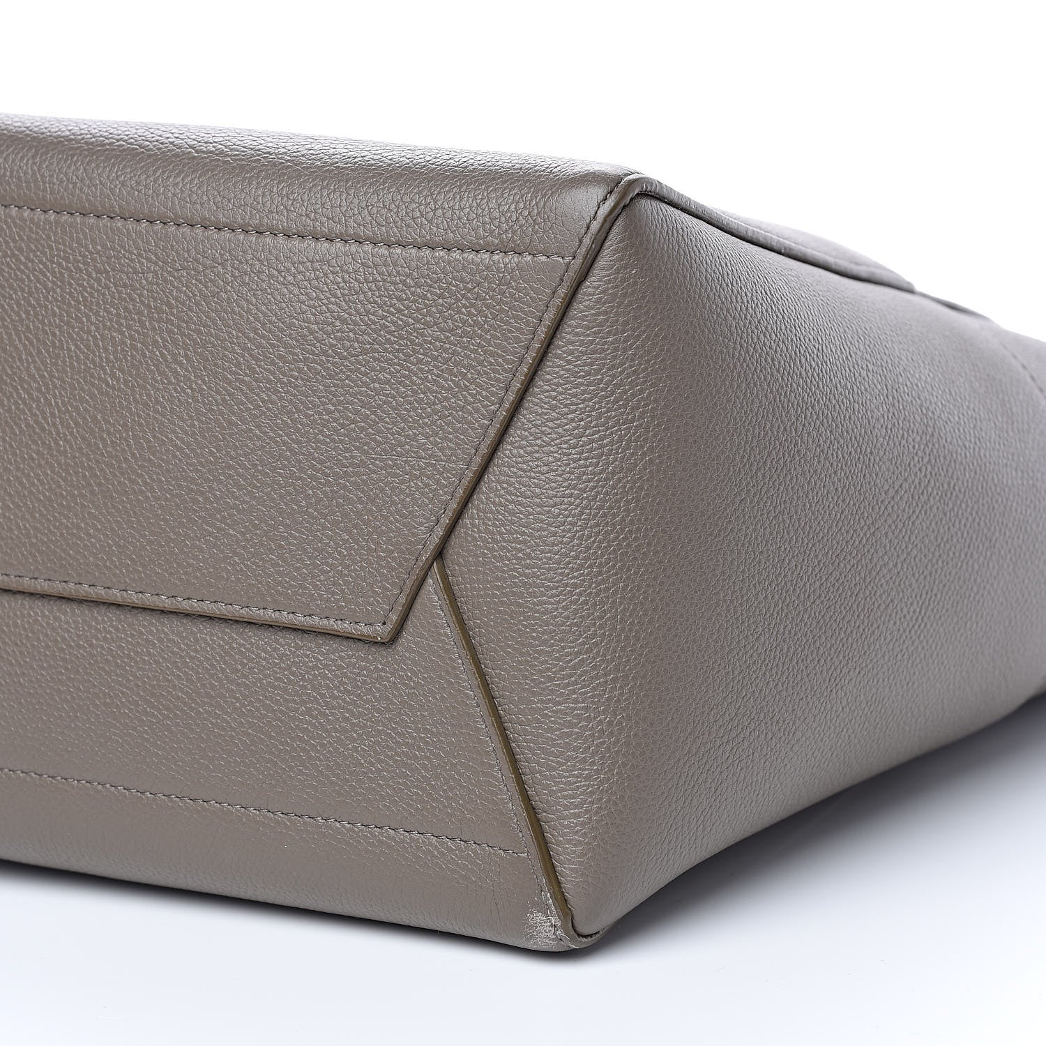 Celine Soft Grained Calfskin Sangle Bucket Bag Taupe 11 of 12