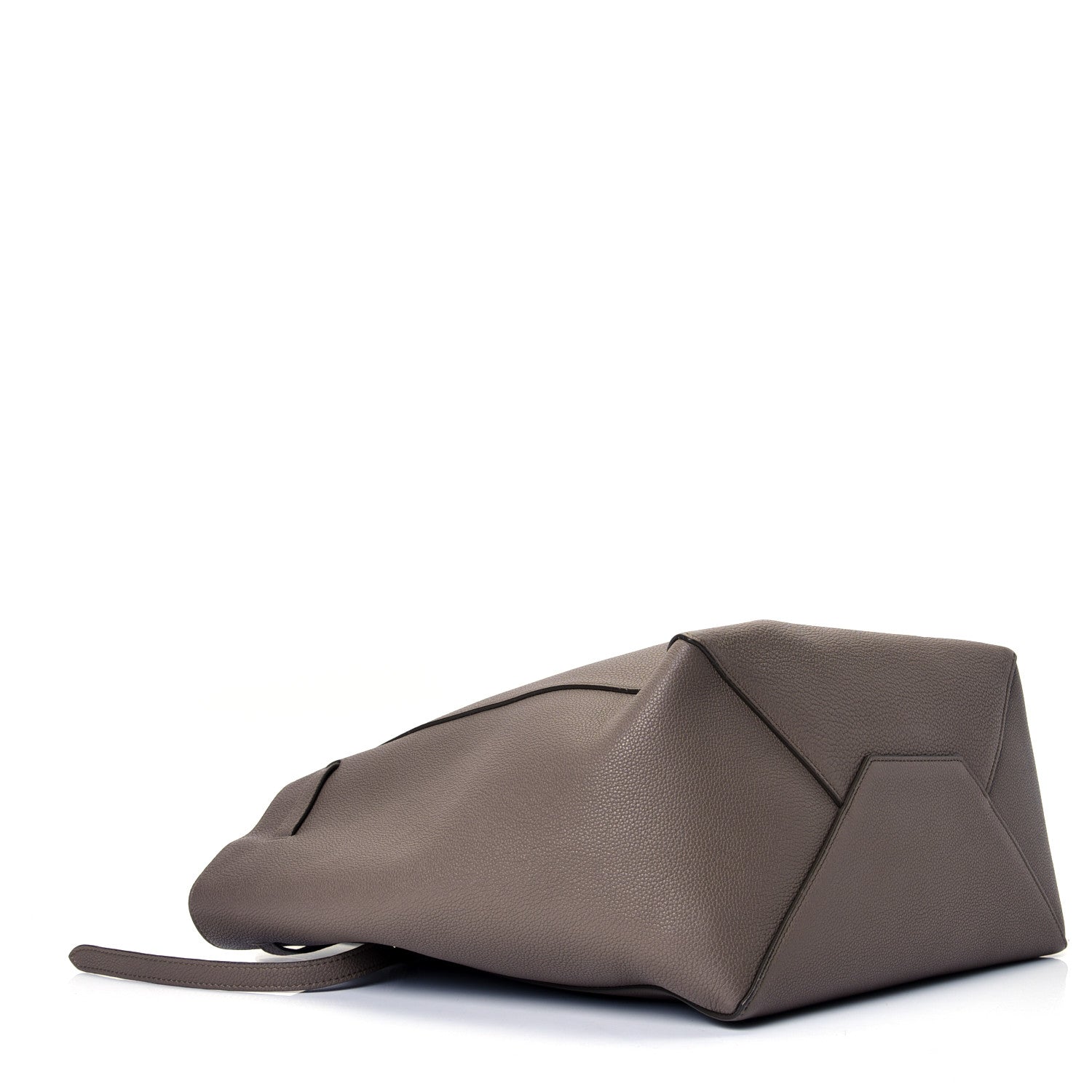 Celine Soft Grained Calfskin Small Belt Cabas Phantom Taupe 3 of 4