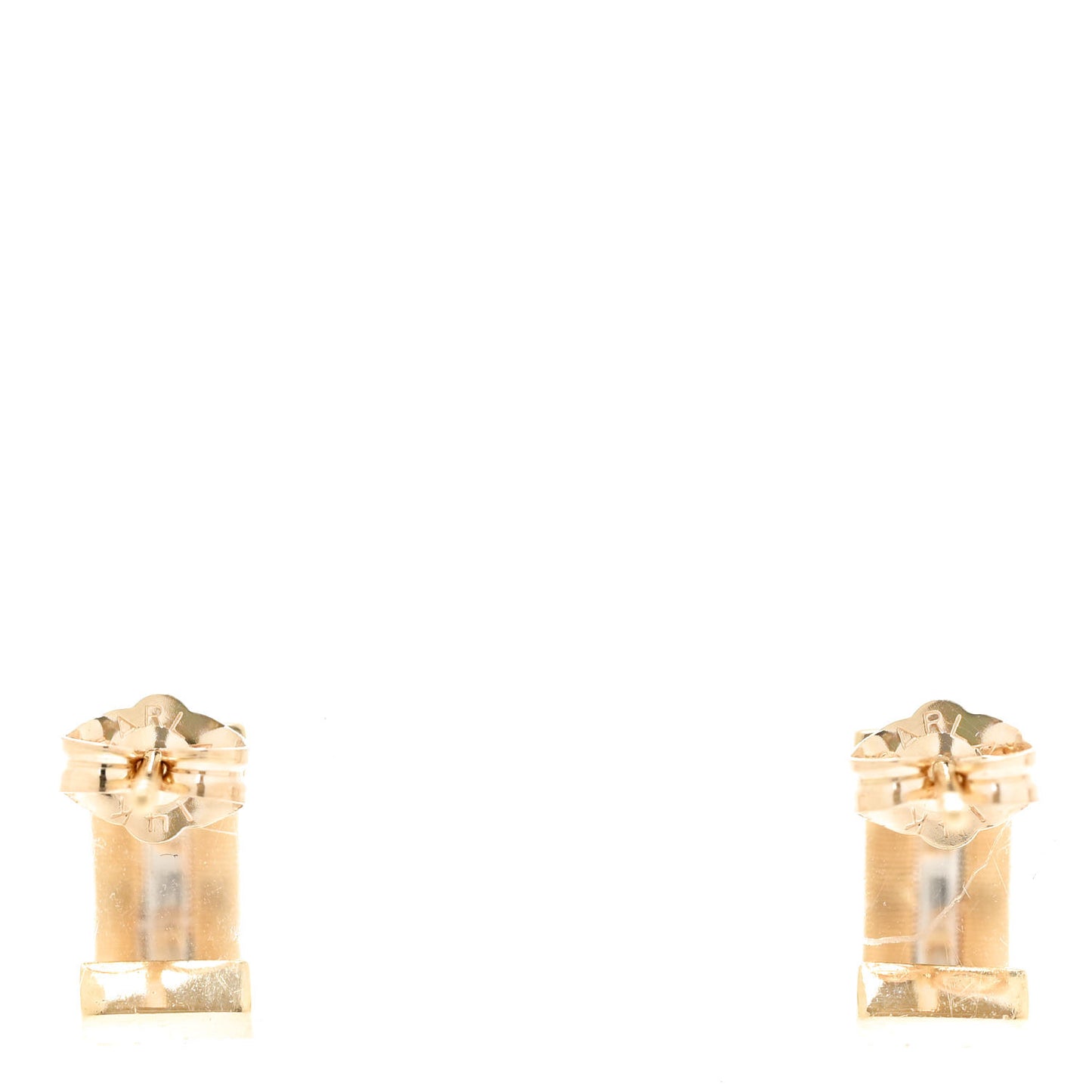 18K Yellow White Gold Diamond Masai Coil Hoop Earrings