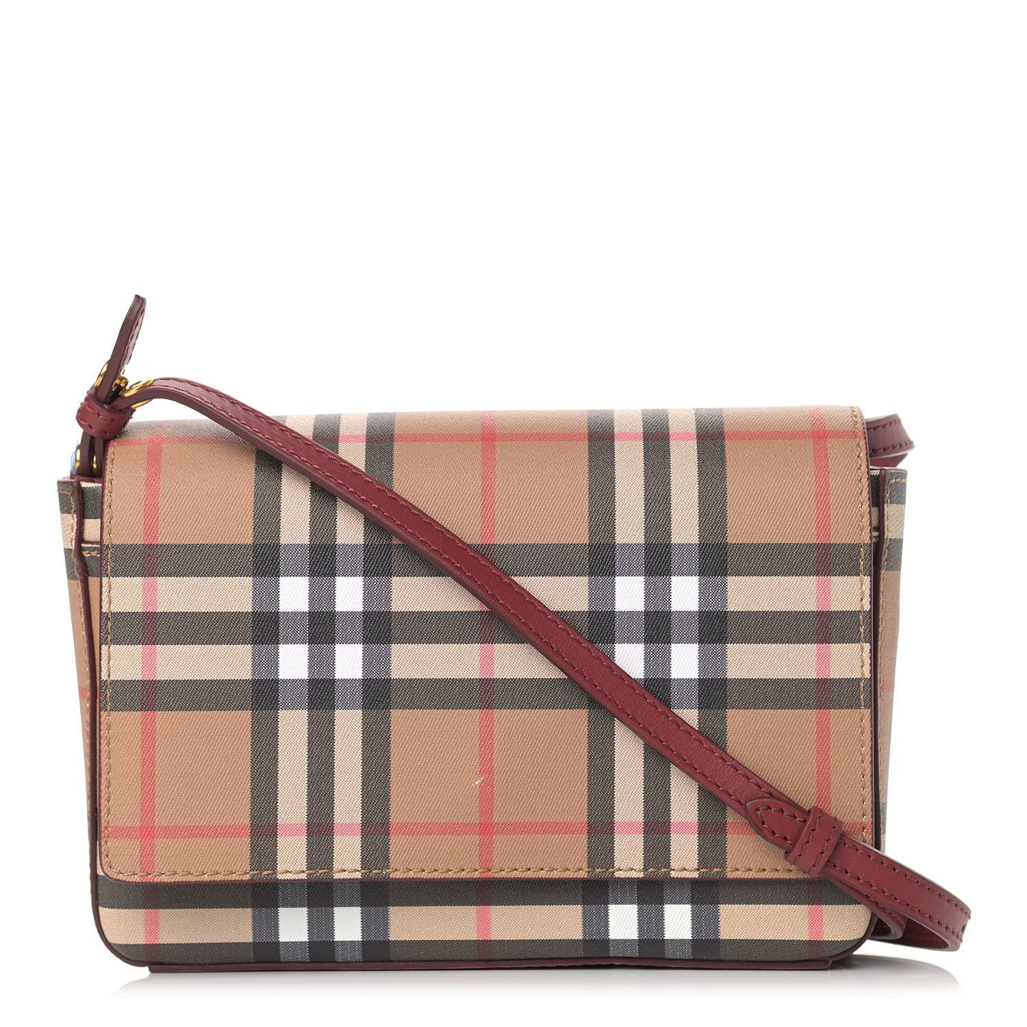 Burberry House Check Tartan Mix Hampshire Crossbody 1 of 12