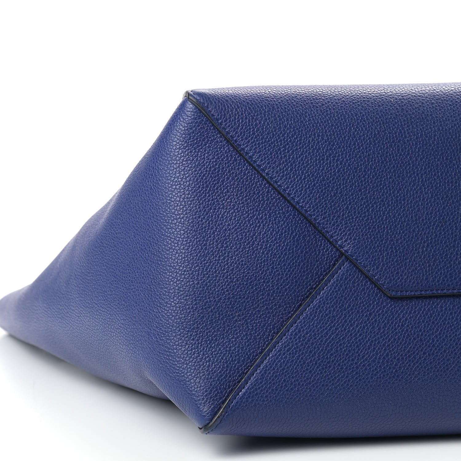 Celine Soft Grained Calfskin Small Belt Cabas Phantom Indigo 9 of 10