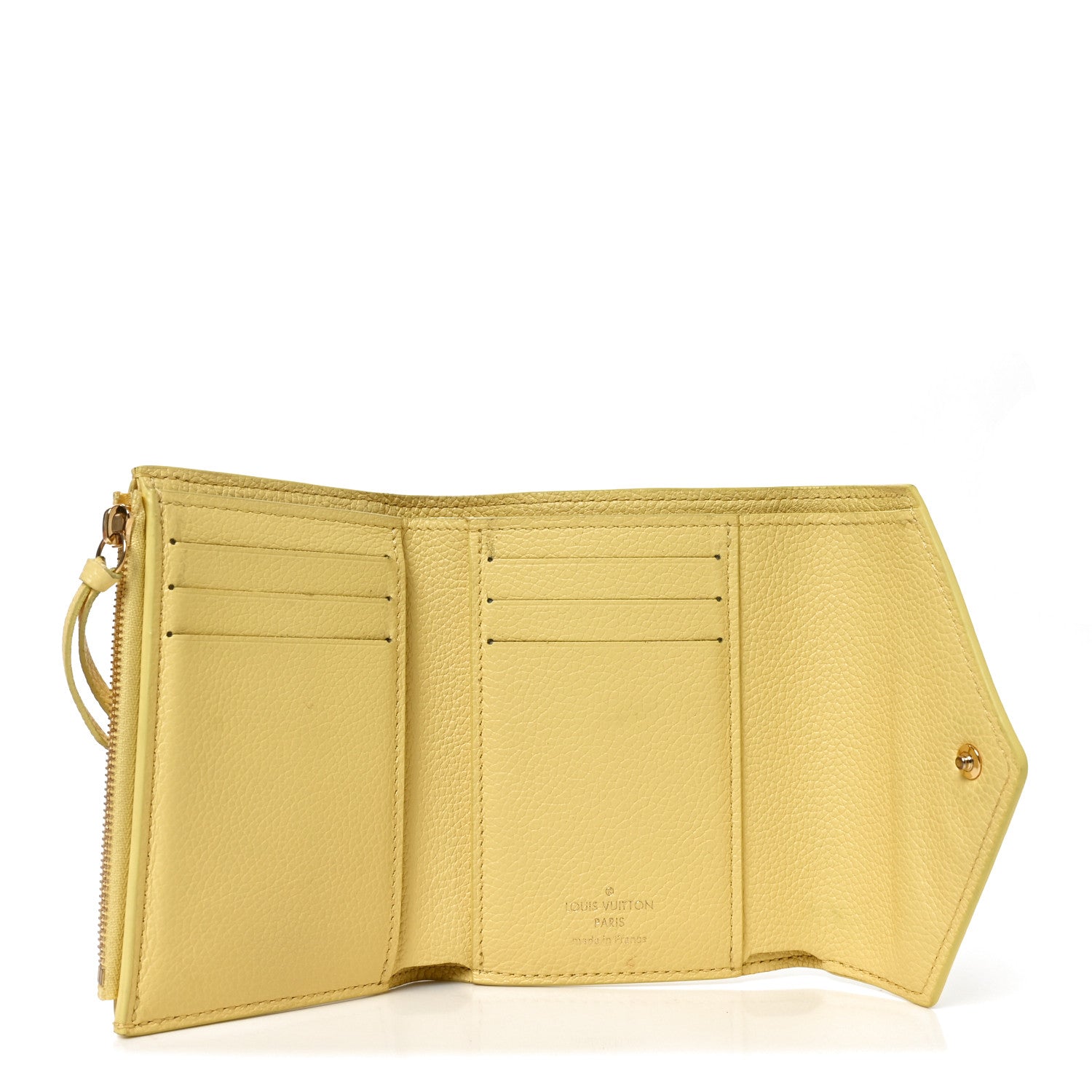 Louis Vuitton Empreinte Monogram Victorine Wallet Lemon Curd 5 of 7