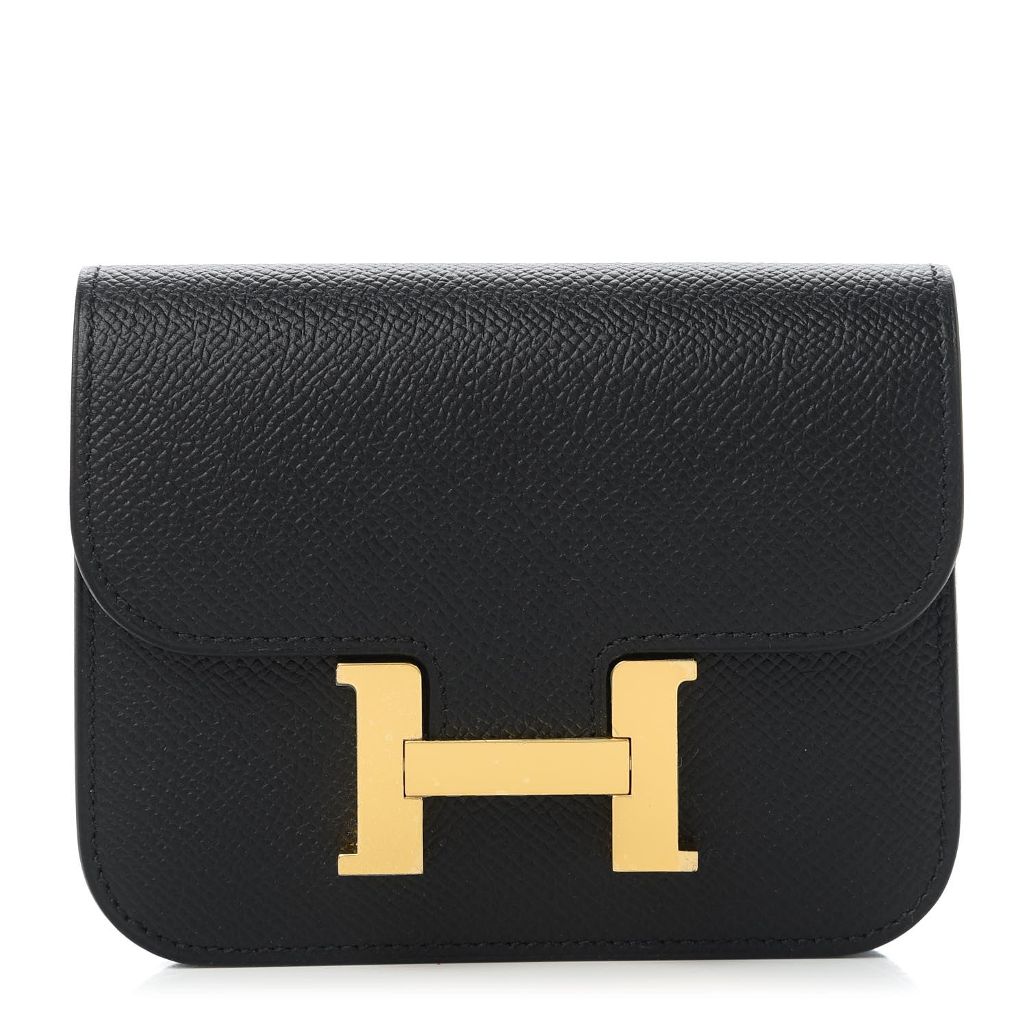 Hermes Epsom Constance Slim Wallet Black 1 of 11