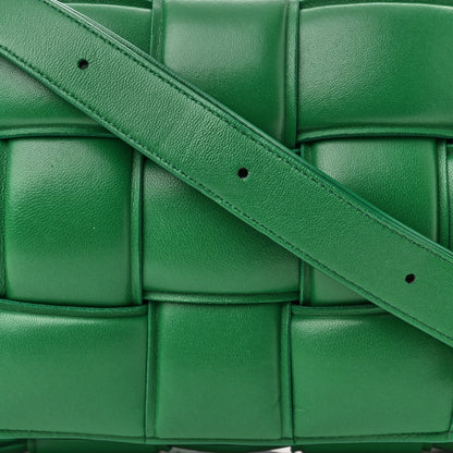 Bottega Veneta Nappa Maxi Intreccio Padded Cassette Crossbody Bag Racing Green 7 of 11