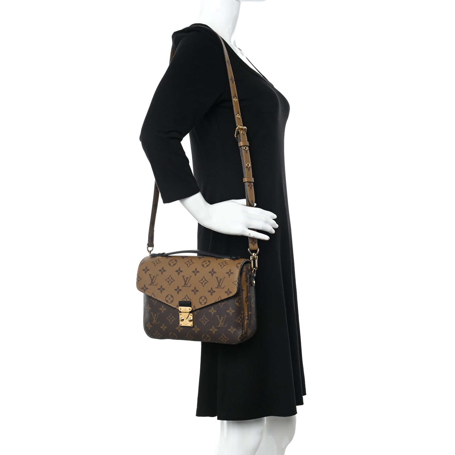 Louis Vuitton Reverse Monogram Pochette Metis 2 of 9