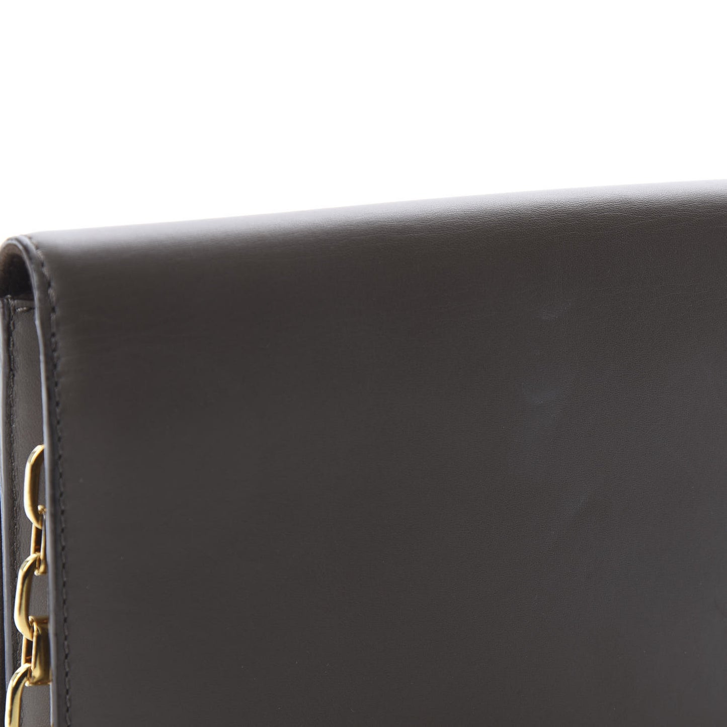 Calfskin Chain Louise GM Granit