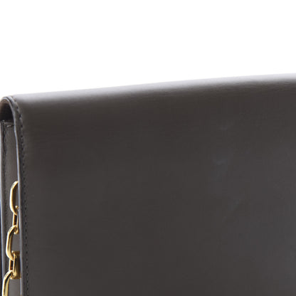 Louis Vuitton Calfskin Chain Louise GM Granit 9 of 10