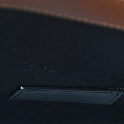Saint Laurent Grain De Poudre Matelasse Chevron Monogram Cassandre Flap Pouch Natural Dark 7 of 11