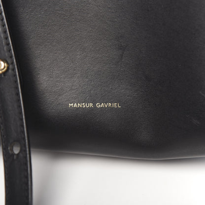 Mansur Gavriel Calfskin Mini Bucket Bag Black Flamma 8 of 10
