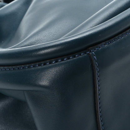 Proenza Schouler Calfskin Small Ruched Tote Navy 10 of 11