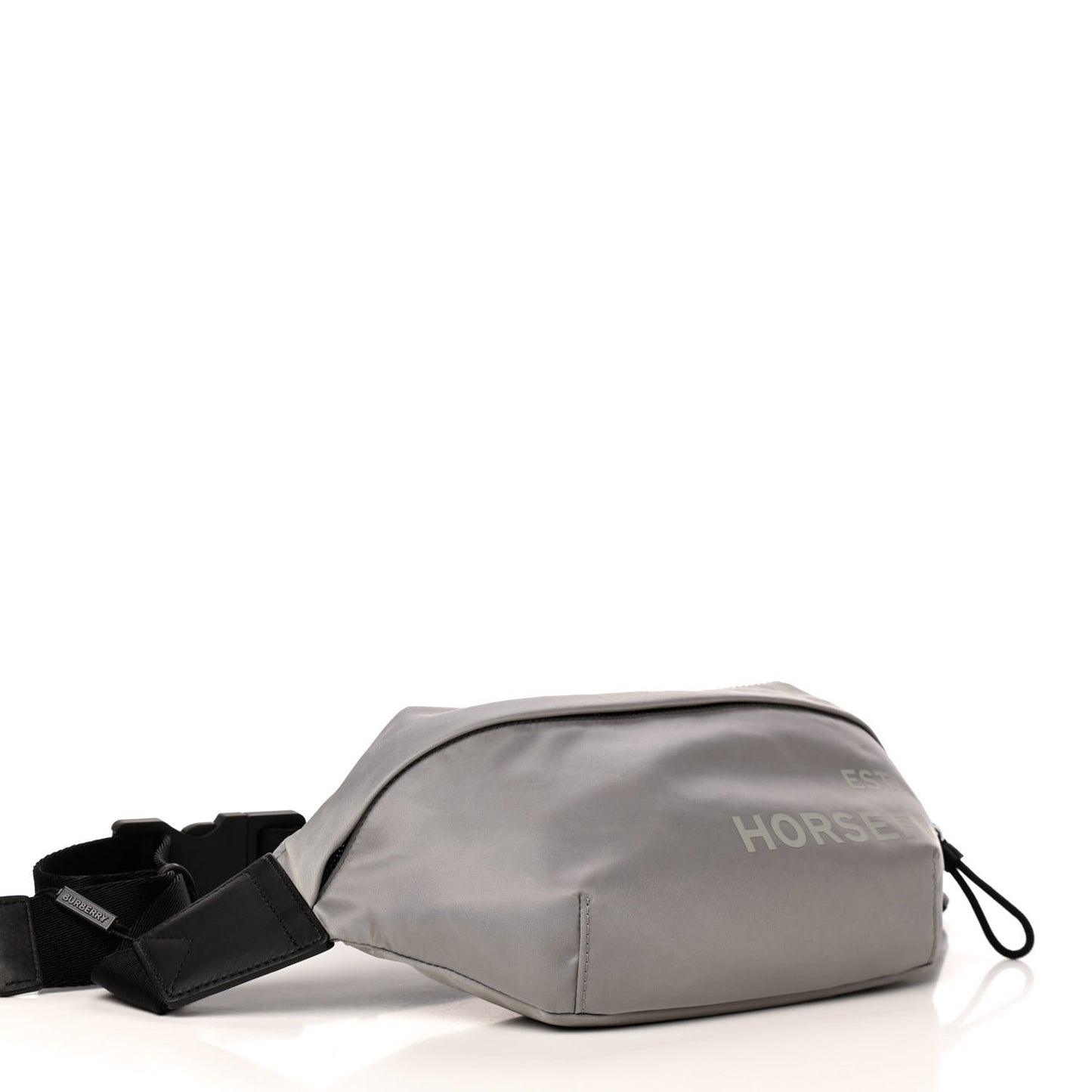 Econyl Horseferry Print Sonny Bum Bag Cloud Grey