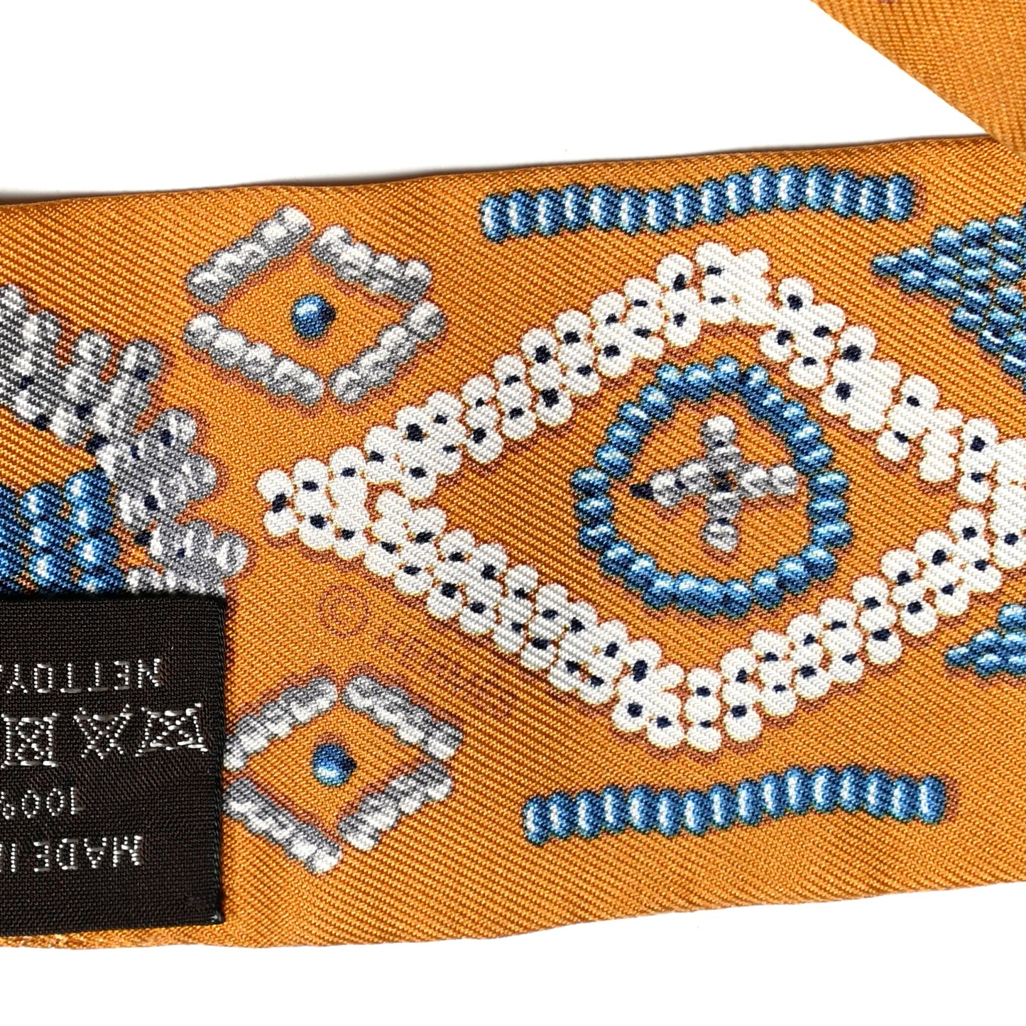 Silk Kelly En Perles Twilly Miel Bleu Jean Cream