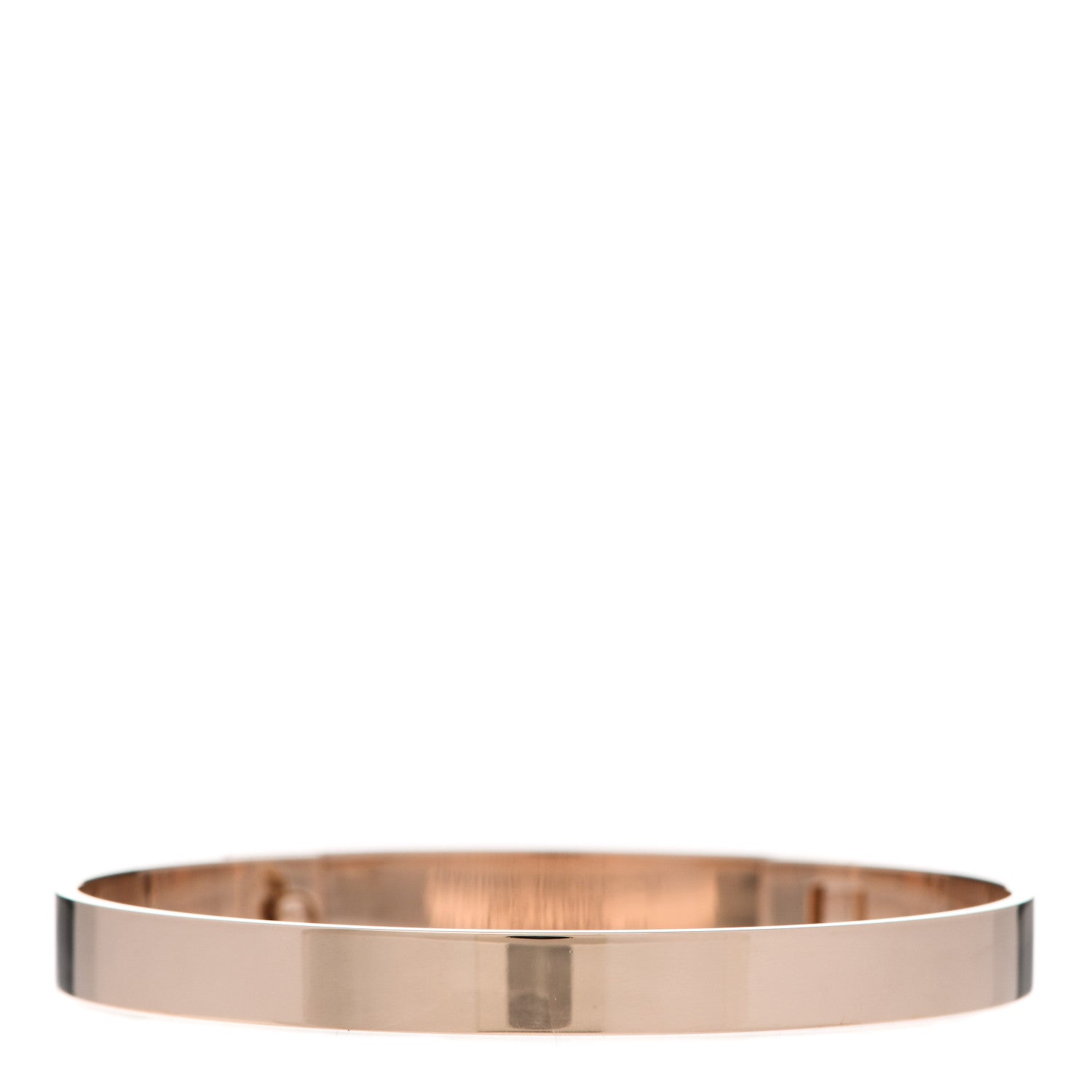 Hermes 18K Rose Gold Diamond PM Collier De Chien Bracelet SH 3 of 5