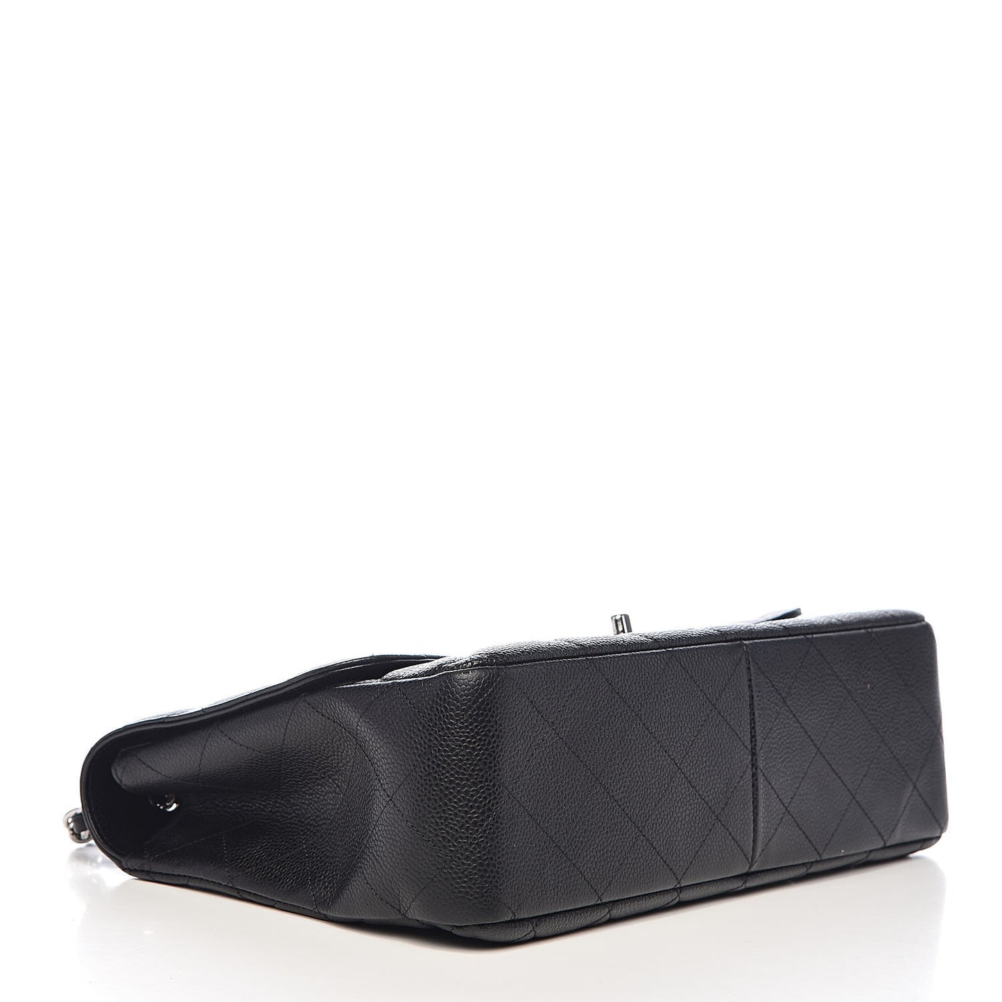 Caviar Quilted Jumbo Single Flap Black