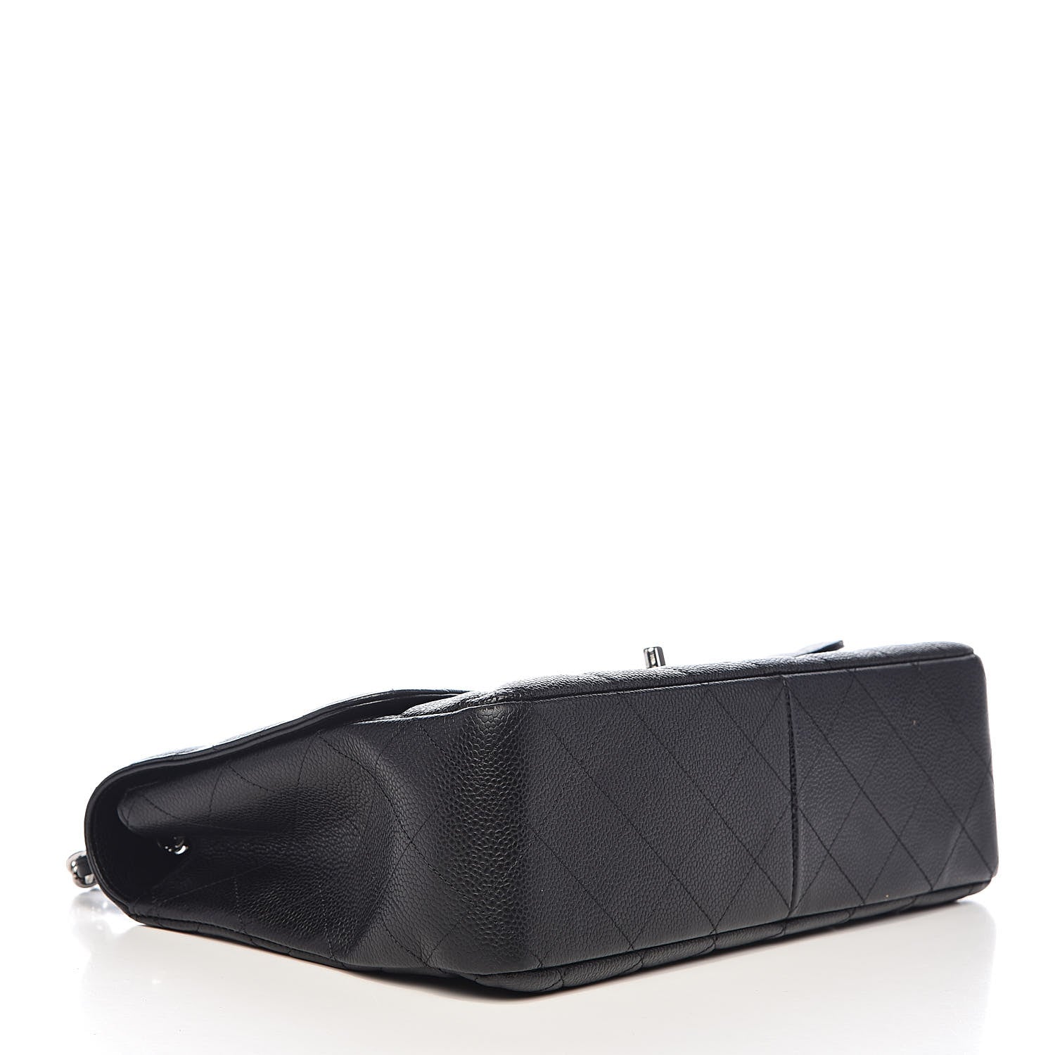 Chanel Caviar Quilted Jumbo Single Flap Black 4 of 13