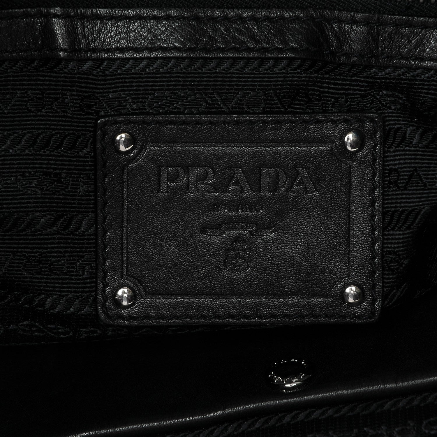 Prada Soft Calf Hobo Nero Black 6 of 7