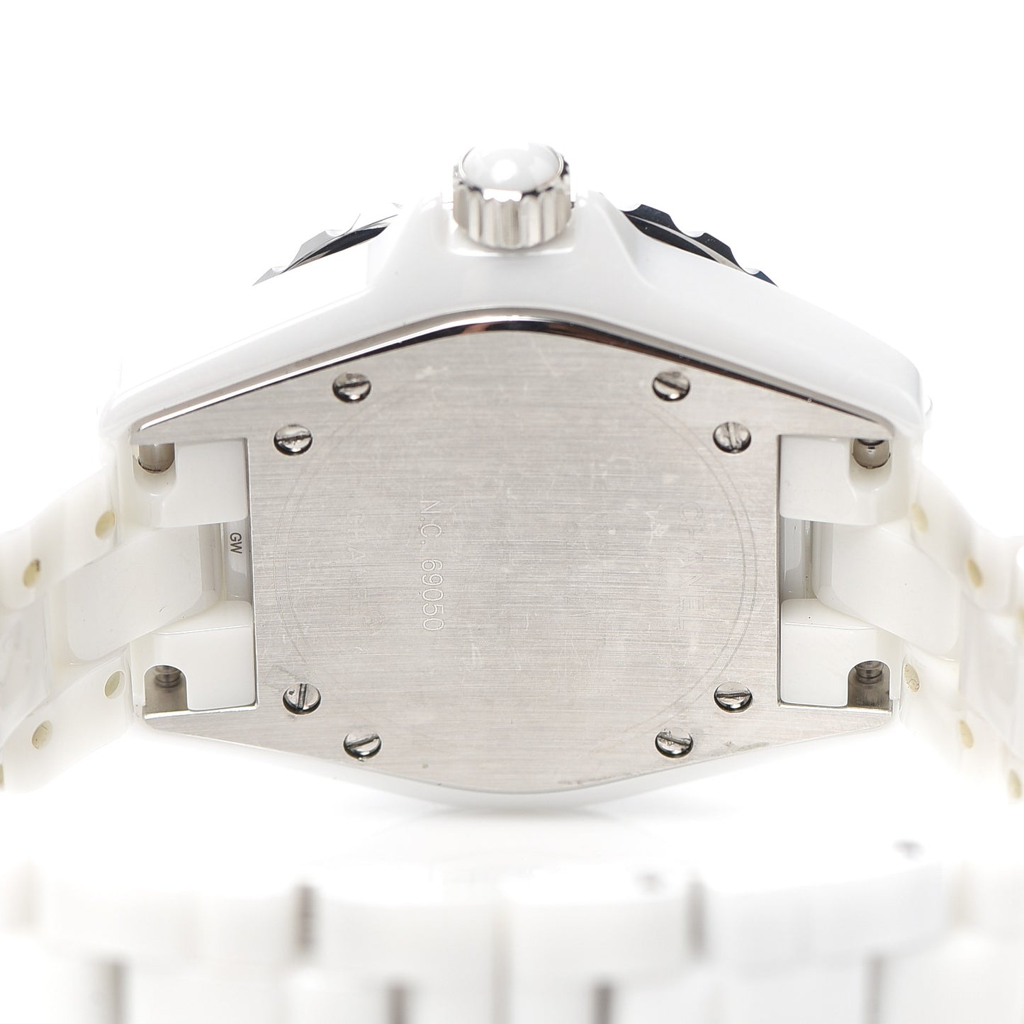 Stainless Steel Ceramic 33mm J12 Quartz Watch White